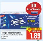 Taschentücher von Tempo im aktuellen E center Prospekt