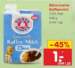 Aktuelle Milch Angebote bei Netto Marken-Discount in Salzgitter Aktuelles Kaffeemilch Angebot bei Netto Marken-Discount in Salzgitter ab 1,00 €
