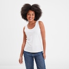 La Halle Langueux - Promo Débardeur bretelles larges coton blanc femme Promo Débardeur bretelles larges coton blanc femme à 4,99 € dans le catalogue La Halle à Langueux