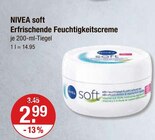 Erfrischende Feuchtigkeitscreme Angebote von NIVEA soft bei V-Markt Memmingen für 2,99 €