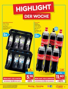 Cola im Netto Marken-Discount Prospekt "Aktuelle Angebote" mit 71 Seiten (Norderstedt)