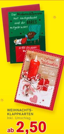 Weihnachtsklappkarten