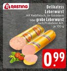 Delikatess Leberwurst im Angebot bei EDEKA in Mülheim Delikatess Leberwurst Angebote von Rastinger bei EDEKA Mülheim für 0,99 €