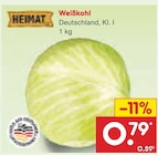 Weißkohl bei Netto Marken-Discount im Prospekt "" für 0,79 €
