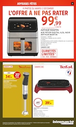 Prix et réduction Crêpière Électrique dans le prospectus Intermarché Hyper en cours Offre Crêpière Électrique dans le catalogue Intermarché Hyper du moment à la page 35