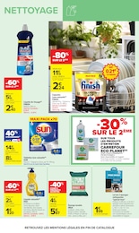 Prix et réduction Ménagère dans le prospectus Carrefour en cours Offre Ménagère dans le catalogue Carrefour du moment à la page 49