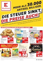 Kaufland Prospekt für Hamburg mit 40 Seiten Kaufland Prospekt für Hamburg: "DIE STEUER SINKT, DIE PREISE AUCH!", 40 Seiten, 09.07.2020 - 15.07.2020