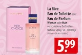 La Rive Eau de Toilette oder Eau de Parfum im Angebot bei famila Nordost in Elmshorn La Rive Eau de Toilette oder Eau de Parfum Angebote bei famila Nordost Elmshorn für 5,99 €