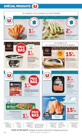 Saumon en promo dans le catalogue Hyper U à la page 10