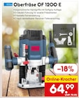 Oberfräse OF 1200 E im Netto Marken-Discount Prospekt Oberfräse OF 1200 E im aktuellen Netto Marken-Discount Prospekt für 64,99 €