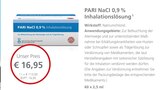 NaCl 0,9 % Inhalationslösung bei LINDA Premiumapotheke im Dessau-Roßlau Prospekt für 16,95 €