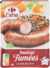 Saucisses fumées - CARREFOUR EXTRA en promo chez Carrefour Clichy à 3,55 €