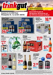 Trinkgut Getränkemärkte Prospekt der aktuellen Woche mit 4 Seiten, gültig von 21.09.2026 bis 26.09.2026, in Füssen und Umgebung Aktueller Trinkgut Getränkemärkte Prospekt in Füssen und Umgebung, "Aktuelle Angebote" mit 4 Seiten, 21.09.2026 - 26.09.2026