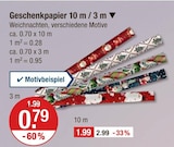 Geschenkpapier von  im aktuellen V-Markt Prospekt für 0,79 €
