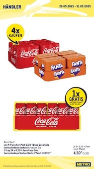 Cola im aktuellen Metro Prospekt (Herten) Cola im Metro Prospekt "Wochenangebote Händler & Monats-Mix" mit 25 Seiten (Herten)