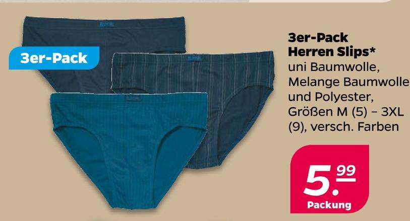 3er-Pack Herren Slips