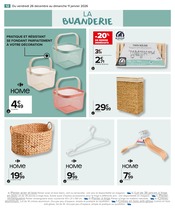 Promos Cintre dans le catalogue "LE BLANC : STYLÉS LES PETITS PRIX !" de Carrefour Market à la page 14