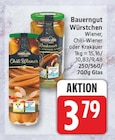 Würstchen Wiener von Bauerngut für 3,79 € bei EDEKA im Angebot Würstchen Wiener von Bauerngut im aktuellen EDEKA Prospekt