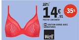 Promo Soutien-gorge avec armatures à 14,91 € dans le catalogue E.Leclerc à Pusey