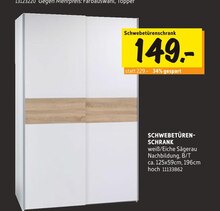 Schwebetürenschrank Angebot in Höhnstedt im aktuellen Prospekt bei Sconto SB in Höhnstedt