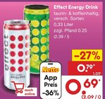 Aktuelle Energydrink Angebote bei Netto Marken-Discount in Dinslaken Aktuelles Energy Drink Angebot bei Netto Marken-Discount in Dinslaken ab 0,69 €