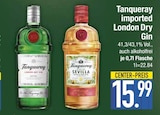 Tanqueray imported London Dry Gin von  im aktuellen EDEKA Prospekt für 15,99 €