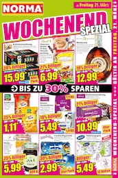 Toilettenpapier Angebot im aktuellen Norma Prospekt auf Seite 17