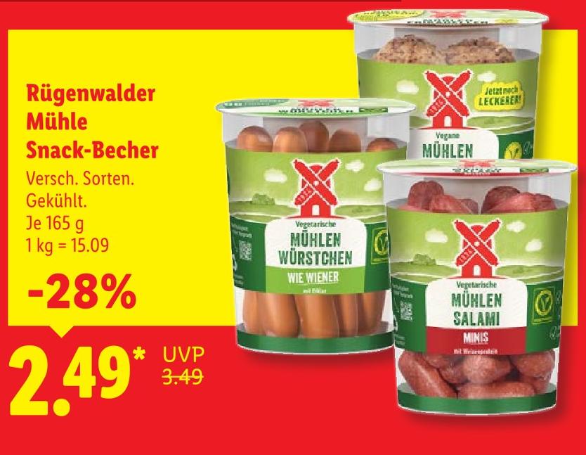 Snack-Becher Vegane Mühlen