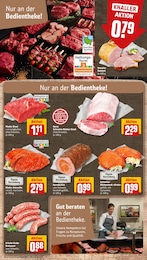 REWE Bratwurst im Prospekt 