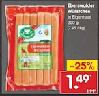 Eberswalder Würstchen bei Netto Marken-Discount im Oederan Prospekt für 1,49 €