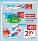 Korrekturroller oder -stifte von Tipp-Ex für 2,99 € bei ALDI SÜD im Angebot Korrekturroller oder -stifte von Tipp-Ex im aktuellen ALDI SÜD Prospekt