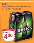 Aktuelles Beck's Angebot bei GLOBUS in Rostock ab 4,00 €