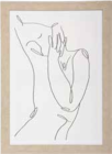 Toile encadrée Visage 50×70cm dans le catalogue Maxi Bazar