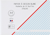 Pochette de papier à dessin blanc - MONOPRIX - Monoprix Margaret Pochette de papier à dessin blanc - MONOPRIX à 2,99 € dans le catalogue Monoprix Margaret