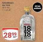 Aktuelle Gin Angebote bei GLOBUS in Herne Aktuelles Gin 1818 Angebot bei GLOBUS in Herne ab 28,99 €