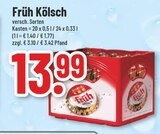 Früh Kölsch im Angebot bei Trinkgut in Kaarst Früh Kölsch Angebote von Früh Kölsch bei Trinkgut Kaarst für 13,99 €