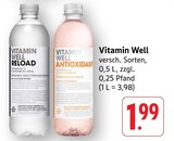 Reload Angebote von Vitamin Well bei EDEKA Freiburg für 1,99 €
