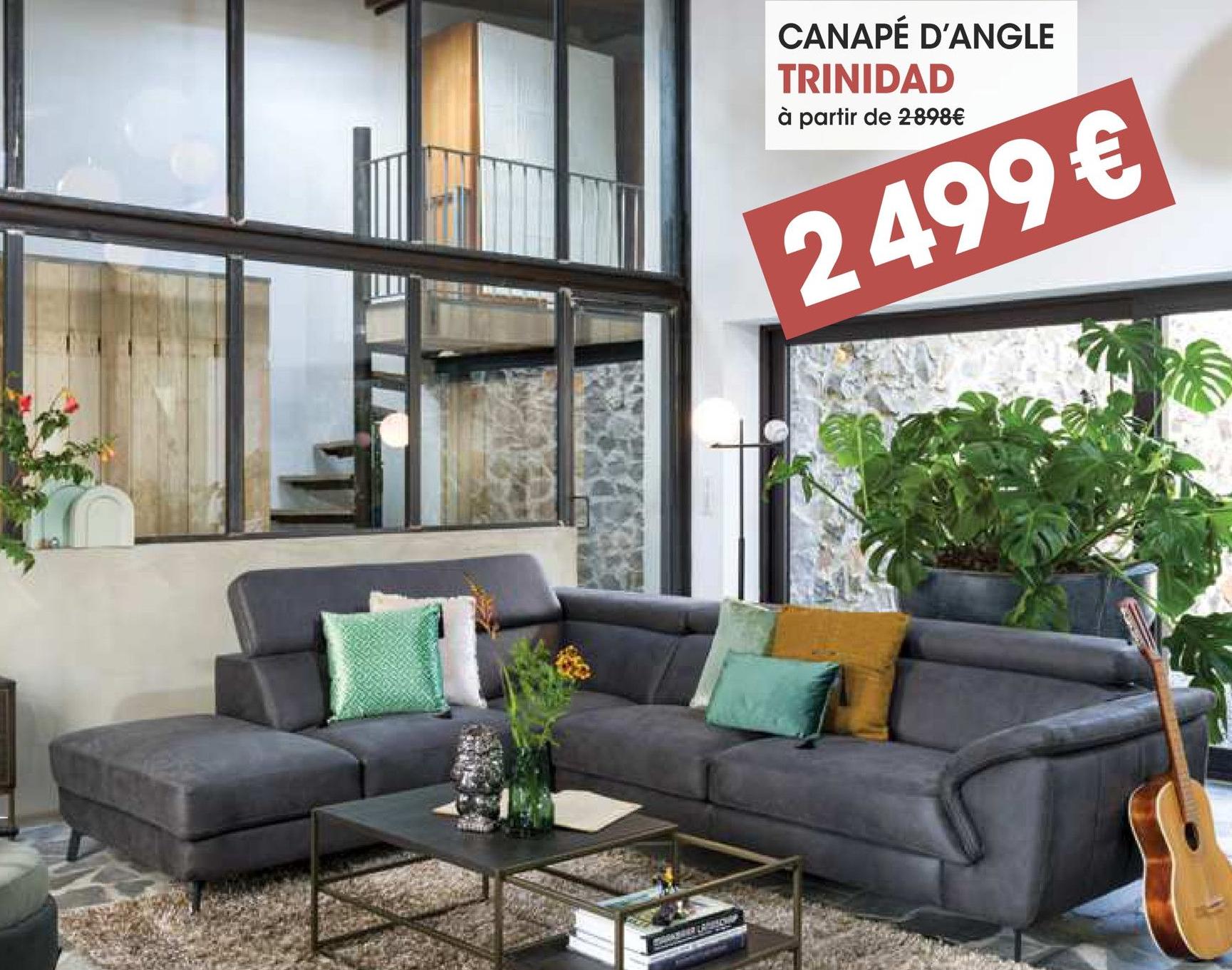 H&H Vaujours - Canapé d'angle Trinidad Promo Canapé d'angle Trinidad dans le catalogue H&H Soldes & Promos à Vaujours