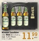 Landbier im Angebot bei E center in Baden-Baden Landbier Angebote von Kloster bei E center Baden-Baden für 11,99 €