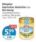bayrischer Honig im V-Markt Prospekt bayrischer Honig von Bihophar im aktuellen V-Markt Prospekt für 5,99 €