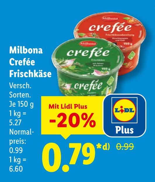 Crefée Frischkäse