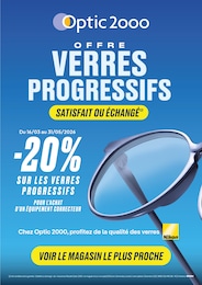 Catalogue Opticiens Optic 2000 en cours à Villeneuve-la-Garenne et alentours, OFFRE VERRES PROGRESSIFS, 1 page, 16/03/2026 - 31/05/2026