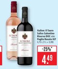 Salice Salentino Riserva DOC im Angebot bei Marktkauf in Heilbronn Salice Salentino Riserva DOC Angebote von Il Tauro bei Marktkauf Heilbronn für 4,49 €