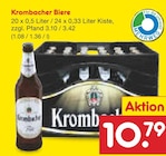 Krombacher Biere im aktuellen Prospekt bei Netto Marken-Discount in Neu Darchau