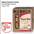 Snack für Hunde Angebote von Bubeck bei GLOBUS Worms für 3,99 €