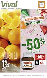 Prospectus Vival à Agnières, "L'ANNIVERSAIRE des PROMOS !", 8 pages, 02/10/2024 - 13/10/2024