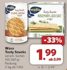 Tasty Snacks Sesame & Sea Salt von Wasa für 1,99 € bei combi im Angebot Tasty Snacks Sesame & Sea Salt von Wasa im aktuellen combi Prospekt
