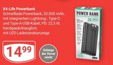 X4-Life Powerbank Angebote bei GLOBUS Gotha für 14,99 €