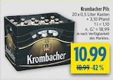 Pils im Angebot bei diska in Erlangen Pils Angebote von Krombacher bei diska Erlangen für 10,99 €