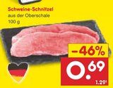 Schweine-Schnitzel bei Netto Marken-Discount im Straßkirchen Prospekt für 0,69 €